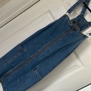 Denim jump dress